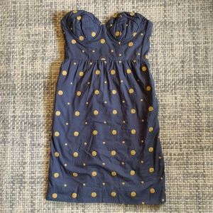 Anthropologie Floreat polka dot dress